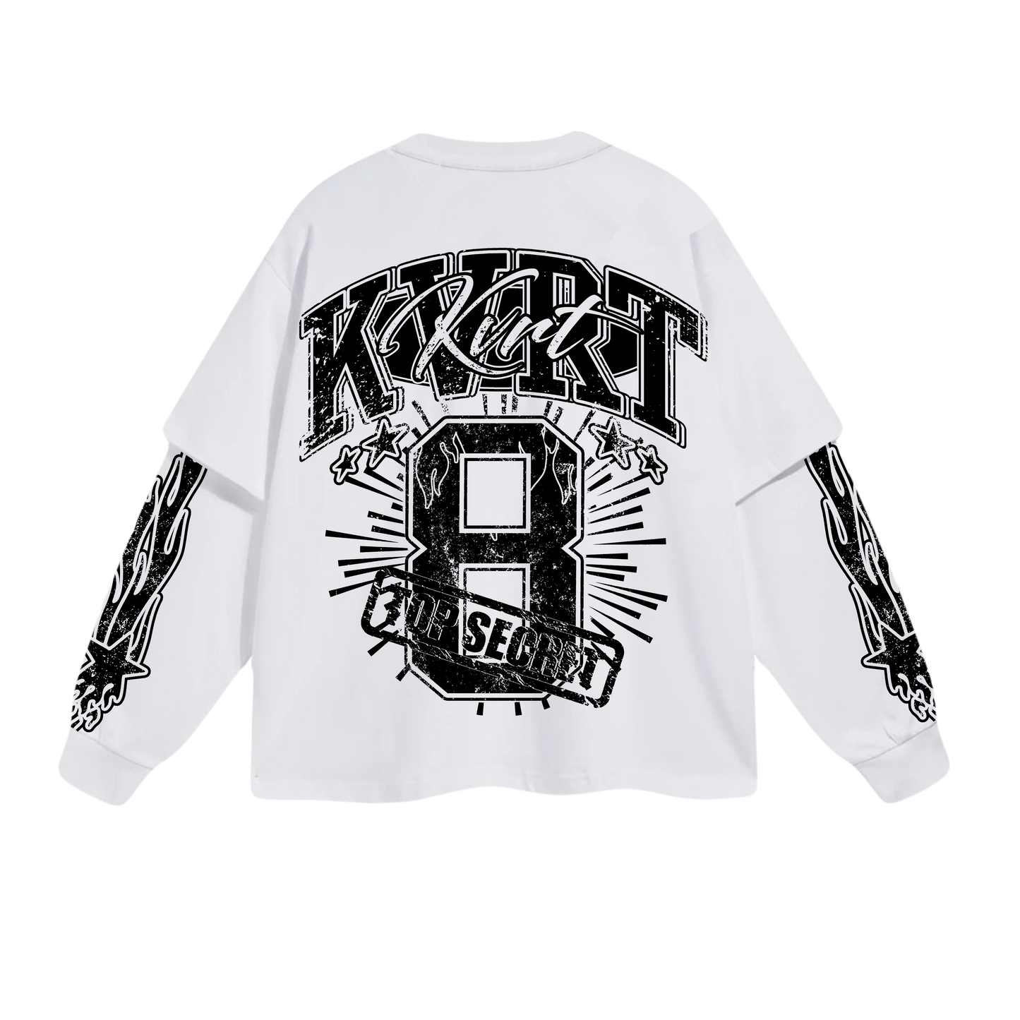 Double Layered Longsleeve V2 - WHITE